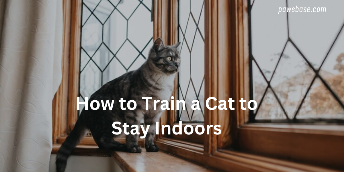 How to Train a Cat to Stay Indoors